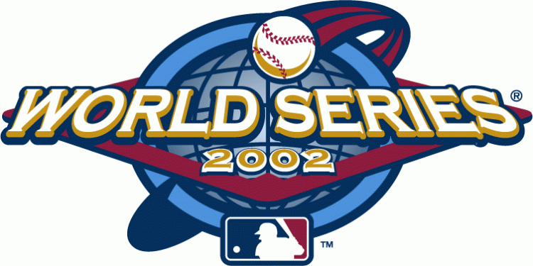 MLB World Series 2002 Logo iron on paper